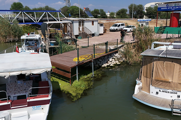 Büyükşehir’in 8. Gemi Atık Alım Tesisi Serik’te açıldı