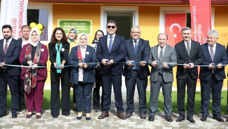 Düzce “Konaklı Kadınları Tarımsal Kalkınma Kooperatifi” açıldı